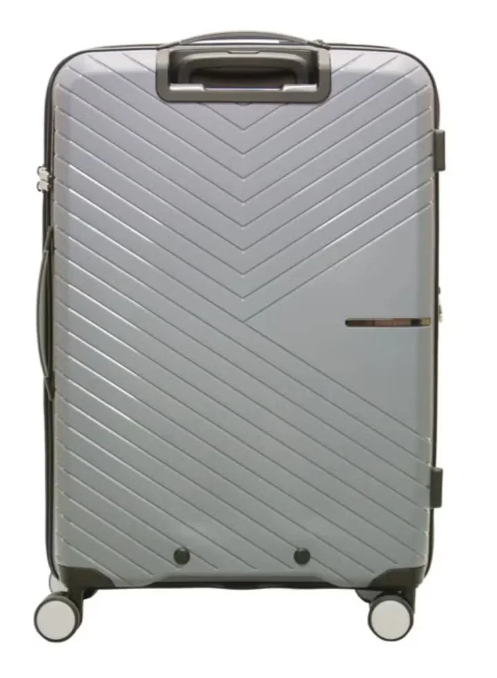 CALVIN KLEIN  Calvin Klein Sustain 2.0 3-Piece Hardsided Luggage Set on Wheels for Unisex | Ultra Lightweight ABS with Spinner Wheels 4 Color Flintstone  | Best Price UAE